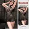 Lencería sexy modelo nuevo 2025, ropa de dormir sexy para noche de cita, tentación transparente uniforme de juego de rol qqny