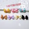 Parche de Resina Materiales Hechos a Mano Pegamento Crema Teléfono Móvil DIY Accesorios para el Cabello de Niños Parche para Ropa Lazo Plisado Brillante