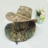 Chapéu de Cowboy de Verão para Homens, Chapéu para Caminhada ao Ar Livre, Chapéu de Pesca Camuflado para Homens, Chapéu de Sol com Proteção Solar para Mulheres, Chapéu de Exportação