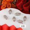 Accesorios para Uñas Zirconio Año Nuevo Zodiaco Personaje de la Fortuna Moneda Borla Colgante Estilo Chino Metal Uñas Pedrería