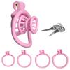 Cinturón de Castidad Cesta de Pescado de Cintura Pequeña para Hombres, Castigo para la Parte Inferior del Cuerpo, Anillo Invisible Portátil, Entrenamiento de Bloqueo, Productos Sexuales Transexuales