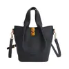 Bolso Cubo Retro Texturizado Estilo Coreano para Mujer Otoño e Invierno 2025 Nuevo Nicho Lujo Accesible Versátil Estilo Extranjero Bolso de Hombro Único Cruzado
