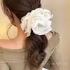 Xuxinha amarela extra grande para mulheres, novo modelo 2026, elástico de cabelo de alta qualidade para coques, faixa de cabelo elástica, acessório de cabelo