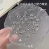 Produto acabado em forma de ovo de pombo sem base, bolas de diamante empilhadas, decorações para nail art, ornamentos de diamante coloridos, acessórios de diamante para nail art