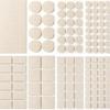 Almohadillas de Fieltro Autoadhesivas para Base de Mesa y Silla, Almohadillas de Fieltro para Joyería Hechas a Mano, Calcomanías de Terciopelo, Arandelas de Fieltro Redondas Silenciosas para Muebles