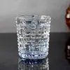 Venta al por mayor de fábrica vaso de agua de vidrio de colores para hotel estrella restaurante taza de jugo para el hogar vaso corto de whiskey con forma de estrella y diamante