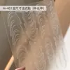 Nuevas pegatinas de arte para uñas huecas estilo francés, tiras adhesivas de encaje transparentes, plantillas pintadas en aerosol, tiras adhesivas, pegatinas de decoración para uñas