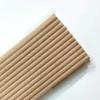 Fabricantes enviaron paja de papel impresa con recubrimiento de color rayado paja de papel desechable al por mayor de puntos transfronterizo