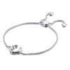 Suprimento de fábrica joias moda europeia e americana temperamento design ins pulseira de aço inoxidável 26 letras do alfabeto feminino