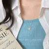 Colar Pingente Estrela-do-Mar de Verão para Mulheres, Design de Nicho, Corrente de Clavícula em Camadas, Acessório de Corrente de Pescoço Fashion Estilo Férias