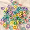 Paquete de 50 piezas de Margarita Corea del Sur tamaño pequeño banda para el pelo colorida banda de goma de celebridad de internet para mujer simple banda para el pelo Mori cuerda para el pelo