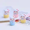 Pastel Taza Meow Tridimensional Dibujo Animado Hecho a Mano DIY Pegamento de Crema Resina Accesorios Pequeños Hebilla Creativa para Zapato con Agujero Joyería
