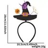 Diadema Divertida de Dibujos Animados para Halloween Accesorios para el Cabello Decoraciones para Fiesta Temática del Festival de Fantasmas Diadema de Murciélago Araña Hebilla para la Cabeza