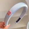 Faixa de Cabeça com Coroa Alta para Mulheres, Novo Estilo com Toque de Luxo, Faixa de Cabelo Larga Versátil para Sair, Acessório de Cabelo para Lavar o Rosto