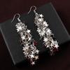 25 Brincos de Lantejoula Estrela Novo Estilo, Brincos Longos Elegantes e Modernos em Formato de Lua, Brincos Doces para Estudantes e Meninas 38