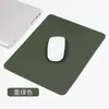 Alfombrilla de ratón de cuero Color liso Simple Antideslizante Alfombrilla de ratón para portátil Pad de escritorio Patrón de juego Logo