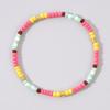 Pulsera de Moda Personalizada para Mujer con Cuentas de Hierro Cilíndricas y Cuentas de Arroz Estilo Bohemio Transfronterizo Hecha a Mano