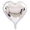 Balão de alumínio de 18 polegadas em formato de coração de amor, estrela de cinco pontas, cor sólida, para casamento, festa de aniversário, fabricantes de balões de alumínio decorativos, atacado