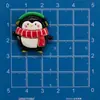 Chaveiro Pingente Colorido Brilhante de Resina Desenho Animado Papai Noel, Boneco de Neve e Urso Acessório DIY