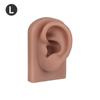 Modelo de oreja de silicona suave, oreja falsa, modelo de oreja humana, herramienta de práctica para recoger orejas de silicona.