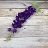 Jacinto Violeta Simulada Delphinium Flores de Seda Flores Falsas Fábrica de Comercio Exterior Venta al por Mayor Flores y Plantas Artificiales