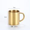 Acero Inoxidable sus304 Taza para Boca Infantil Taza de Agua para Jardín de Infancia Taza de Doble Pared Anti-quemaduras Taza con Tapa para Adultos Grabado