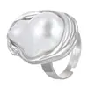 Conjunto de Joyería de Perlas Irregulares Barrocas Transfronterizo Europeo y Americano para Mujer, Collar de Gama Alta, Pendientes, Anillo, Pulsera, Gargantilla