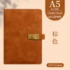 Cuaderno de Negocios A5 Personalizado con Logo Imprimible Minutas de Reunión de Oficina Cuero Suave Engrosado Bloc de Notas de Trabajo