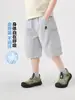 Shorts de Algodão Puro para Meninos Calças de Cinco Pontos de Verão 2026 Nova Roupa Infantil Shorts para Crianças Pequenas Calças de Verão Modernas