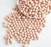 Cuentas Acrílicas Hechas a Mano 6mm-16mm Agujero Recto Color Sólido Bolas Redondas Accesorios Coloridos para DIY