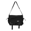 Bolsa de Dolor Guzi Estilo Anime Japonés para Estudiantes de Gran Capacidad Transparente Cruzada Bolso de Mensajero de Hombro Único de Color Sólido Simple