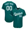Traje de Béisbol Americano de Verano para Hombre 2024 Estampado Digital 3D Cárdigan sin Cuello Camisa de Manga Corta Jersey Casual con Botones