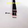 Liga de alumínio viga I material de alumínio em forma de H preto prata vidro madeira placa emenda fita de acabamento em forma de U dupla face slot para cartão trilho