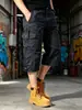 Artículos en stock Pantalones Deportivos de Verano para Hombre Resistentes al Desgaste Pantalones de Siete Puntos Casuales Holgados de Pierna Recta Pantalones de Trabajo para Exteriores Pantalones Cortos para Hombre
