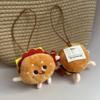 Nuevo y lindo broche colgante de muñeca de hamburguesa, mochila para niña, colgante combinable, joyería, broche decorativo para estudiantes, venta al por mayor