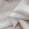 Cortina Francesa de Alta Gama Estilo Crema Color Sólido Moderna Sala de Estar Doble Capa Balcón Lujo Ligero Semicortina Antigancho Gasa de Seda Cortina
