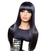 Nuevo Producto 2025 Amazon Peluca Europea y Americana Peluca de Mujer Flequillo Recto al Aire Peluca Corta Recta Bobo Cabello Corto