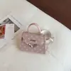 Bolso de lunares de alta gama para mujer, nuevo bolso cruzado versátil de moda 2026, bolso de mano exquisito, bolso Kelly