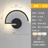 Lámpara de pared enchufable para mesita de noche, diseño minimalista, forma de tira larga, tres temperaturas de color, amigable con la vista, para leer, ambiente de dormitorio, pequeña luz nocturna, no requiere perforación
