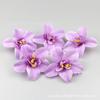 Flor Artificial Color Otoño 8cm Orquídea Gato Pasador para el Cabello Tocado DIY Pasador para el Cabello Pasador Guirnalda Accesorios Decorativos Flor de Seda