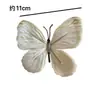 Flor Artificial Grande Mariposa Flor de Zapato Flor de Sombrero Flor DIY Material para Pasador Decoración Popular en Xiaohongshu Mariposa Flor Estéreo 3D