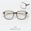 Las gafas TR90 son adecuadas para caras grandes y cuadradas, con un diseño retro, color marrón que realza el cutis, disponibles con lentes graduados y protección contra la luz azul.