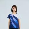 Novo Traje de Badminton, Uniforme de Equipe Masculino e Feminino, Uniforme de Treinamento, Roupas Esportivas de Secagem Rápida, Uniforme de Vôlei, Uniforme de Tênis de Mesa com Estampa