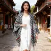 Chal Estilo Étnico 2026 Otoño e Invierno Nueva Moda Engrosado Cálido Cuadros Pequeños Imitación Cachemira Bufanda Chal Venta al por Mayor