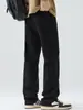 Maple House Moda Masculina / Coleção Primavera/Outono 2026 Calça Jeans Masculina Stretch, Estilo Americano High Street, Modelagem Solta, Perna Reta Levemente Flare, Calça Longa Engrossada para Homem