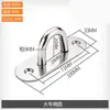 Gancho para Ventilador de Acero Inoxidable Anillo Fijo en Forma de U Montado en la Parte Superior Gancho para Proyección de Techo Cortina Candelabro Gancho de Carga para Saco de Arena