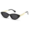 Gafas de sol para mujer estilo ojo de gato, nuevas de invierno 2026, estilo europeo y americano, moda, color gelatina, sencillas, de moda transfronteriza