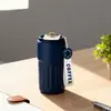 Taza de Café Personalizada con Pantalla de Temperatura Inteligente, Taza Aislada de Acero Inoxidable 304 con Asa, Taza Portátil de Alta Apariencia para Beber Directamente para Hombres y Mujeres