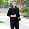 Abrigo de Primavera para Papá de Mediana Edad Ropa Casual para Hombres de Mediana Edad Traje Deportivo para Hombre Chaqueta de Talla Grande