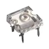 Contas de Lâmpada LED Piranha Vermelha Cabeça Redonda F5, Contas de Lâmpada LED Especiais de Alto Brilho e Dissipação de Calor para Luzes de Freio de Carro